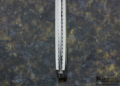 Frank Centofante Custom Knife Gold Lip Pearl Interframe Lockback Folder - Image 6