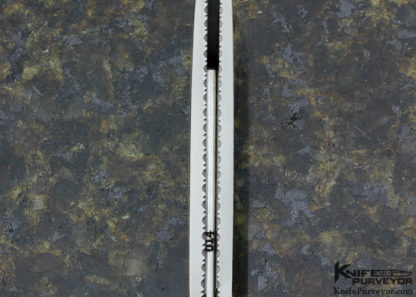 Frank Centofante Custom Knife Gold Lip Pearl Interframe Lockback Folder - Image 7