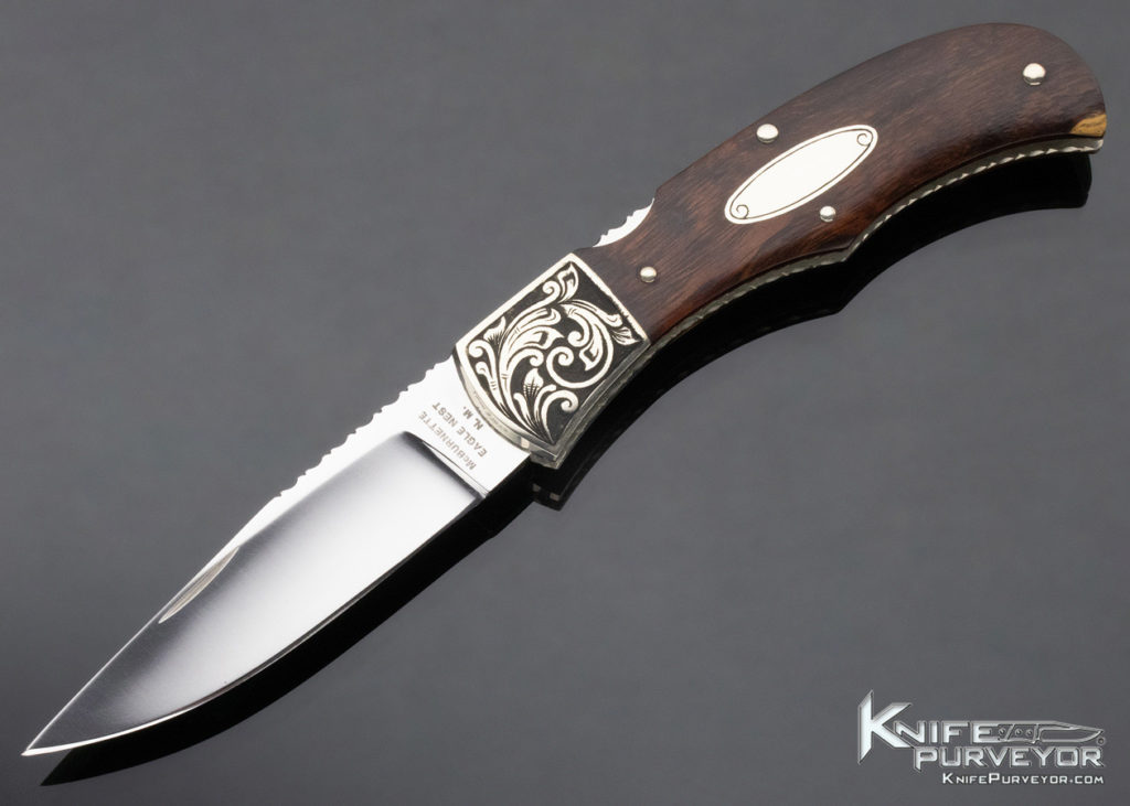 Harvey Custom Knife Folder ATS34 Lockback Knife Purveyor