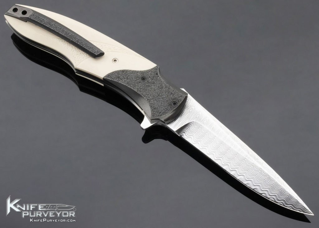 Wolfgang Loerchner Custom Knife "Lincoln" Damasteel and CarboQuartz and