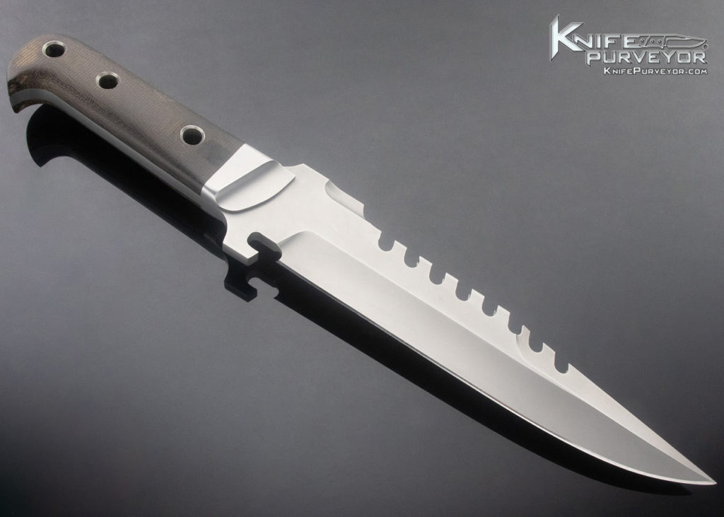 D. E. Casey Custom Knife Tactical Fixed Blade Knife Purveyor