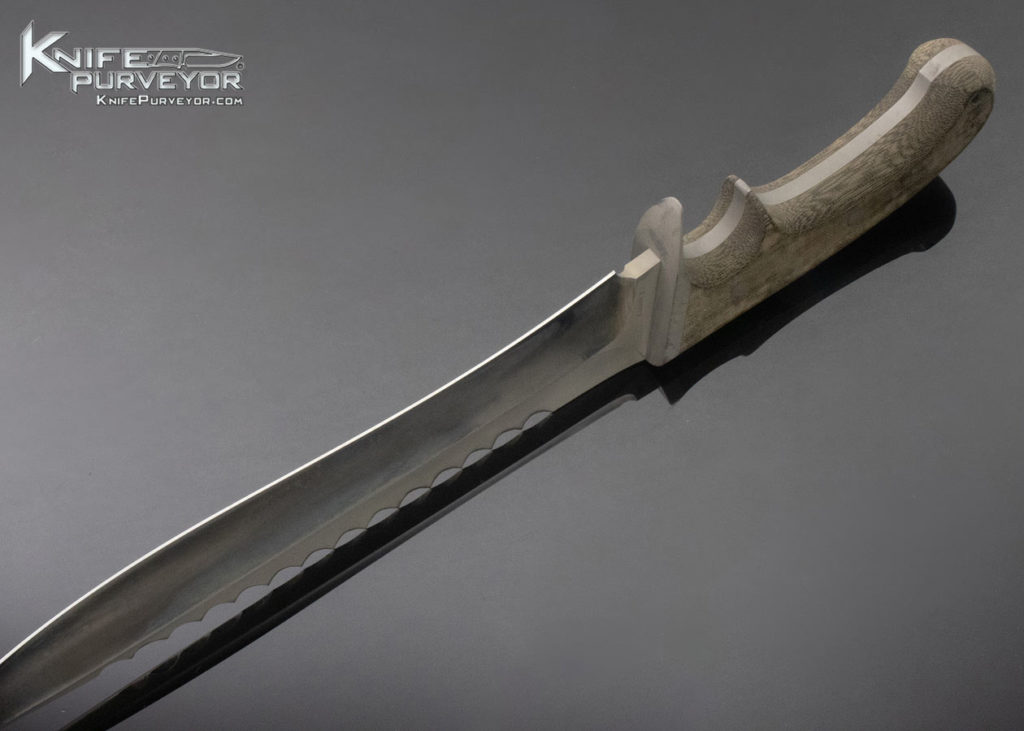 Kent Draper Custom Knife Micarta Fixed Blade Knife Purveyor