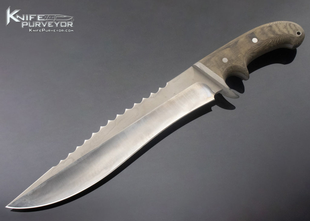 Kent Draper Custom Knife Micarta Fixed Blade Knife Purveyor