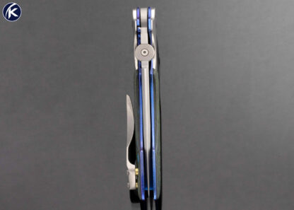 Allen Elishewitz Custom Knife Fat Carbon Fiber Toxic Storm Linerlock 16733
