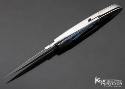 Corrado Moro Custom Knife "Tiger Tourbillon" Lockback - Image 6