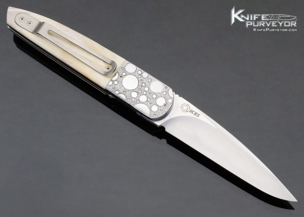Andre Thorburn Custom Knife Hippo Tooth Front Flipper Linerlock - Knife ...