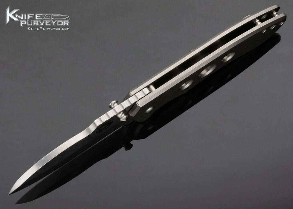 Michael Burch Custom Knife Midtech Titanium Framelock Knife Purveyor