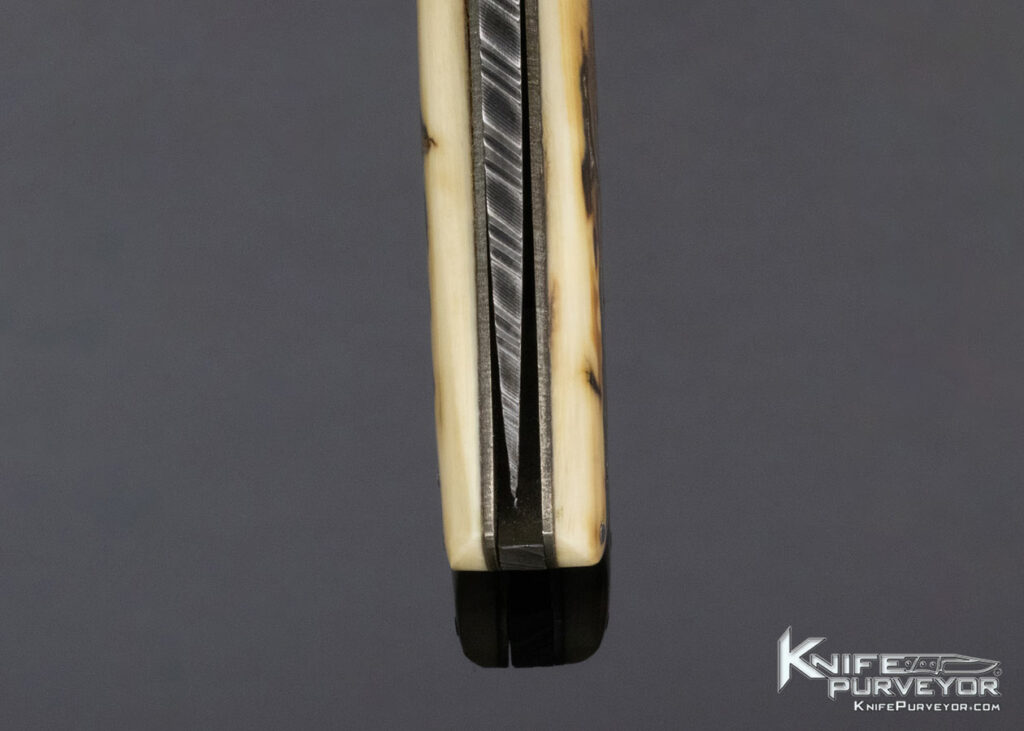 Daniel Winkler Custom Knife Sole Authorship Damascus and Mammoth