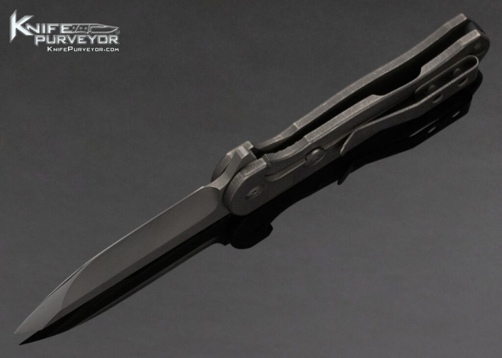 Horton Fellhoelter Custom Knife Chisel Grind with Polished Tip with