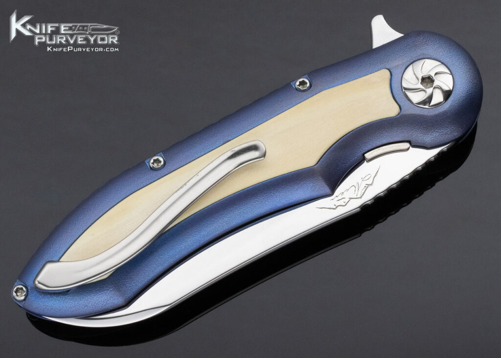 Millit Knives Jerry Moen Mammoth Interframe Max Evo Linerlock Flipper