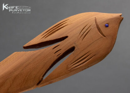 Carved "Angel Fish" Wooden Letter Opener - Image 2