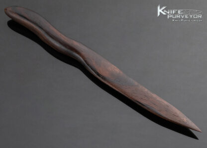 Carved African Black Wood Letter Opener - Image 2