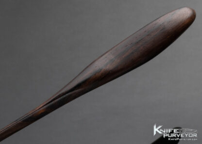 Carved African Black Wood Letter Opener 14224