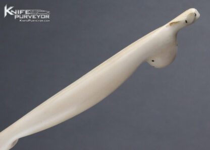 Carved Fossilized Walrus "Seal" Letter Opener 14357