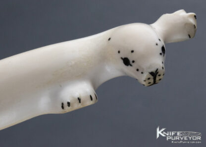 Carved Fossilized Walrus "Seal" Letter Opener - Image 2