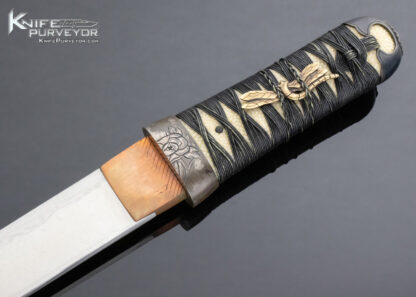 Japanese Katana with Wood Shirasaya - Image 4