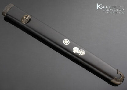 Japanese Katana with Wood Shirasaya - Image 7