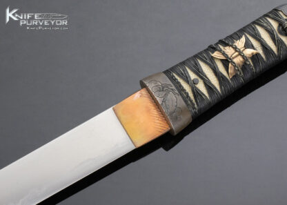 Japanese Katana with Wood Shirasaya - Image 2
