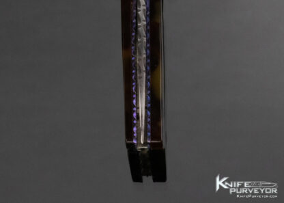 Bob Levine Custom Knife Amber Linerlock - Image 7