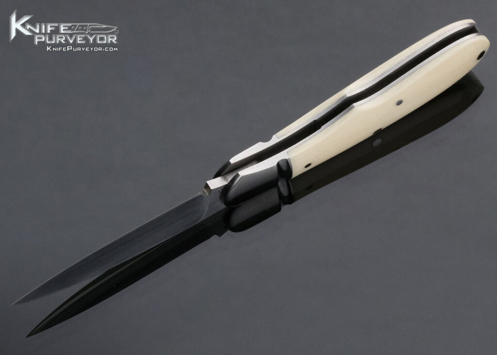 Jerry Halfrich Custom Knife Mammoth SS Bolster w/Half Stop Slip Joint