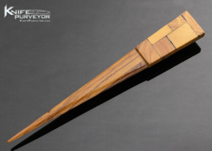 Carved Olive Wood Israel Letter Opener 14408