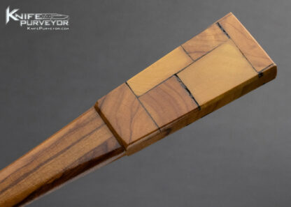 Carved Olive Wood Israel Letter Opener - Image 2