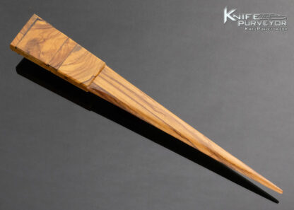 Carved Olive Wood Israel Letter Opener - Image 3
