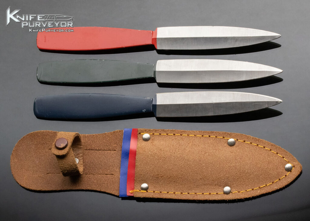 (Red - Green - Blue) Japanese Throwing Dagger Set (3) - Knife Purveyor