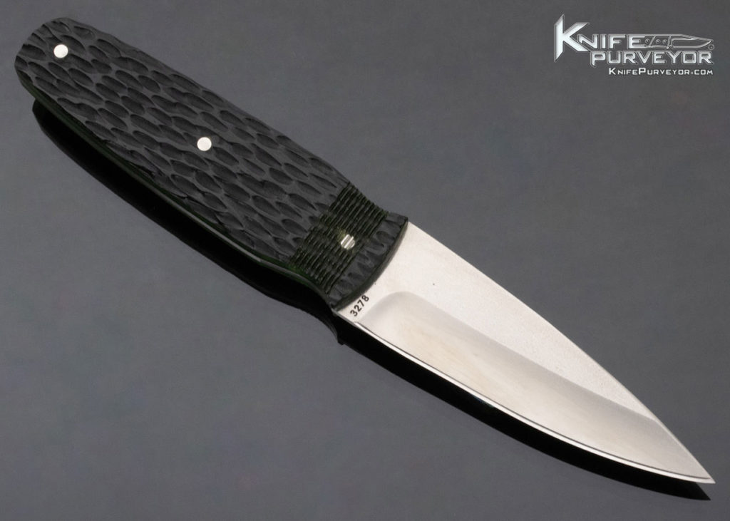 Bud Nealy Custom Knife Jigged Bone Fixed Blade Knife Purveyor