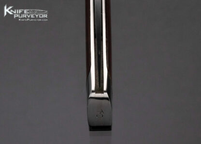 Ted Dowell Custom Knife Blackwood Drop Point Lockback Folder - Image 7