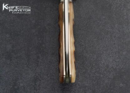 Bill King Custom Knife Rams Horn Lockback - Image 7