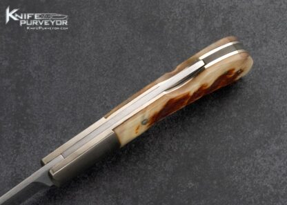 Bill King Custom Knife Rams Horn Lockback - Image 5