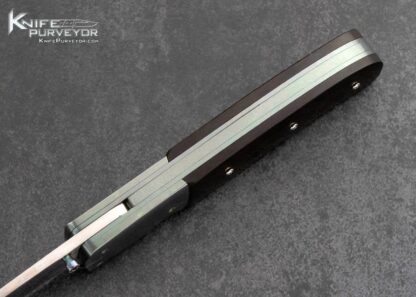 Bill King Custom Knife Anodized Titanium and Micarta Linerlock - Image 5