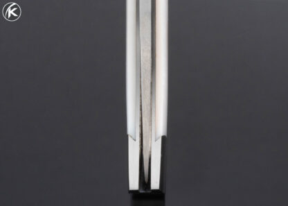 Ron-Gaston-Custom-Knife-Double-Bolster-Mother-of-Pearl-Slip-Joint-w-Half-Stop-Drop-Point-16198