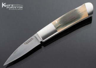 Frank Centofante Custom Knife Blue Mammoth Lockback 16216