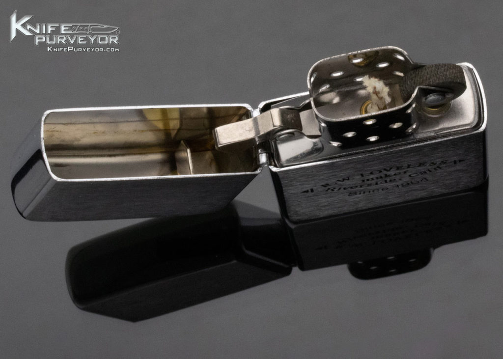 Bob Loveless Custom Zippo Lighter Knife Purveyor
