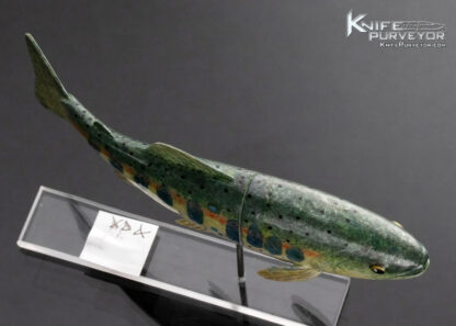 Tsuguo Kurosawa Custom Knife Japanese Yamame Trout - Image 3