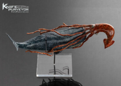 Tsuguo Kurosawa Custom Knife Whale VS Giant Squid - Image 4