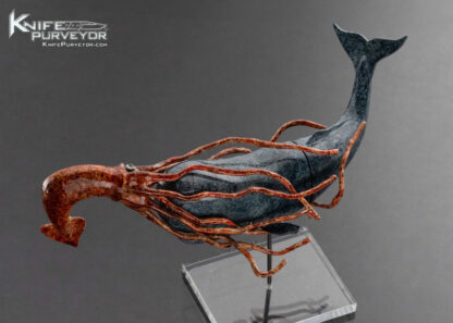 Tsuguo Kurosawa Custom Knife Whale VS Giant Squid 16358