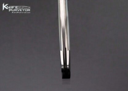 Russell Easler Custom Knife Dovetailed Mother of Pearl Lockback w Stainless Bolsters - Image 7