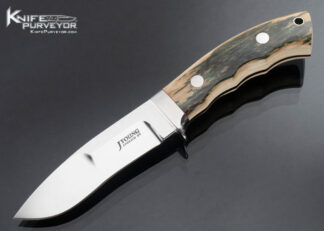 John Young Custom Knife Blue Mammoth Loveless Pro Hunter 16055