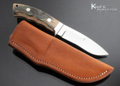 John Young Custom Knife Blue Mammoth Loveless Pro Hunter - Image 3