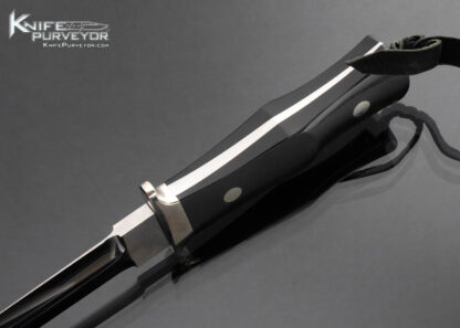 Masao Takahashi Custom Knife Micarta Dagger with Sheath 16054