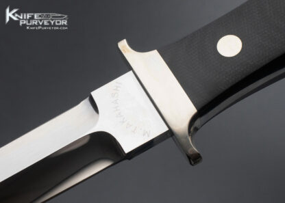 Masao Takahashi Custom Knife  Micarta Dagger with Sheath - Image 2