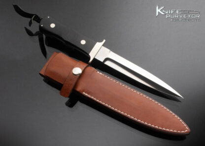 Masao Takahashi Custom Knife  Micarta Dagger with Sheath - Image 3