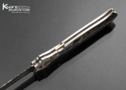 Joe Kious Custom Knife Jon Robyn"Valhalla" Engraved  Jumbo Double Pocket Locket Automatic Lockback - Image 7