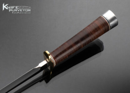 Randall Knives Custom Knife Stacked Leather and Brass Model 1 16184