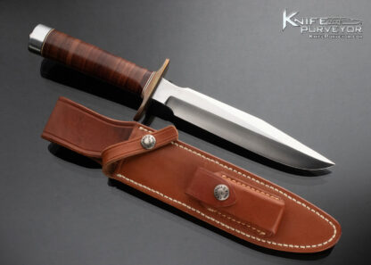 Randall Knives Custom Knife Stacked Leather Model 1 - Image 3