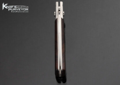 Paul Fox Custom Knife George Sherwood Engraved Desert Ironwood Toggle Lock Folder 16463