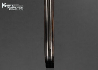 WD Pease Custom Knife Amber Lockback Engraved by Julie Warenski with 24Kt Gold Inlays 16390